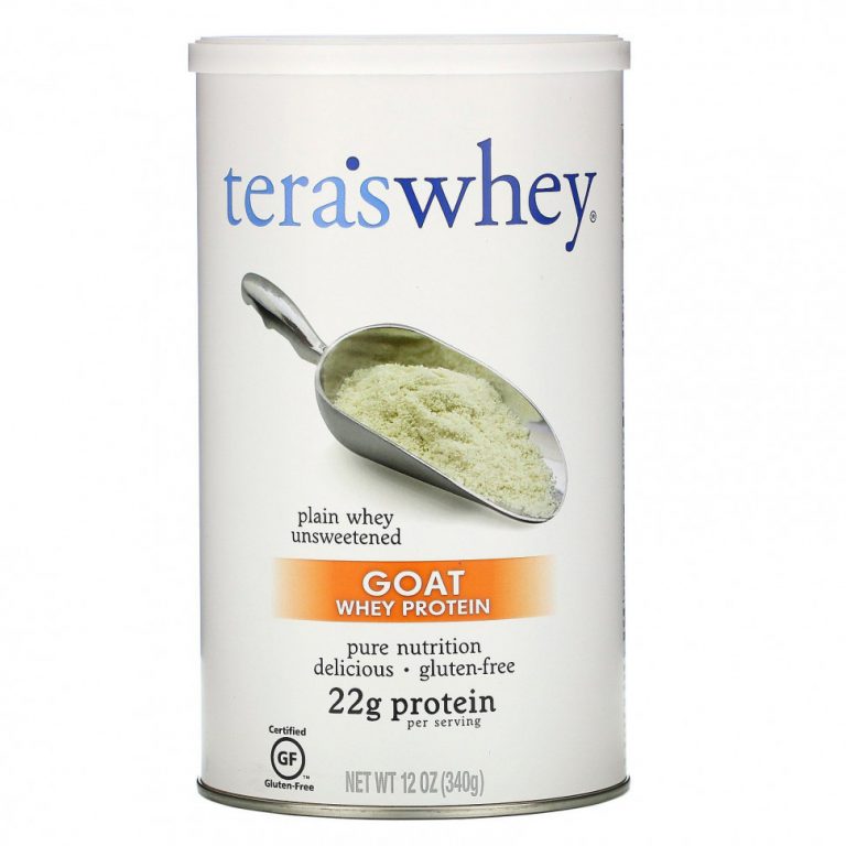 Tera’s Whey, Козий сывороточный протеин, простая несладкая сыворотка, 12 унций (340 г)