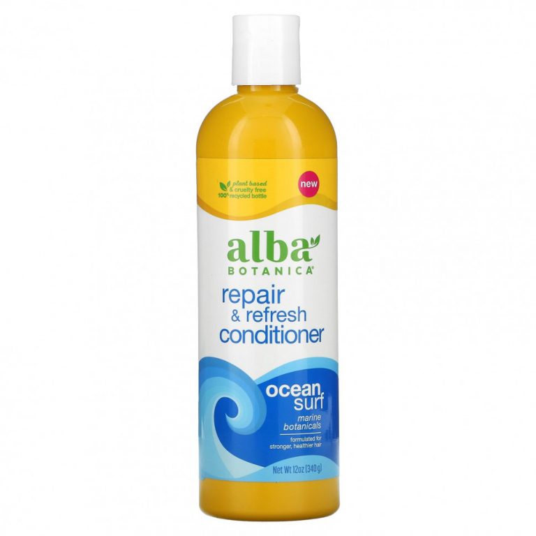 Alba Botanica, Восстанавливающий и освежающий кондиционер, Ocean Surf, 340 г (12 унций)