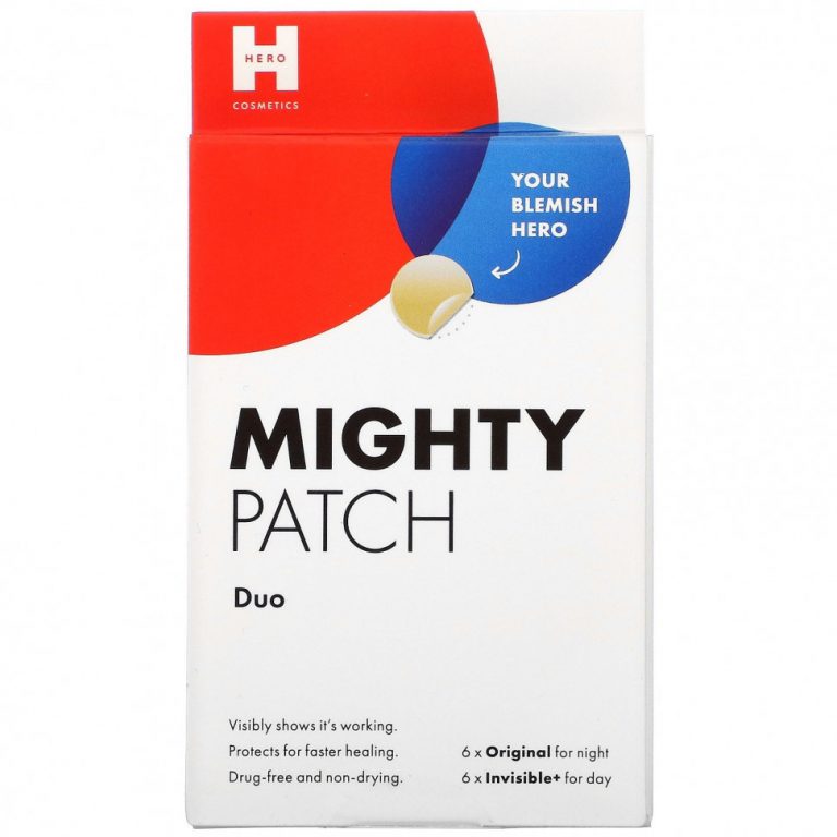 Hero Cosmetics, Mighty Patch Duo, 6 Original + 6 Invisible+ Patches