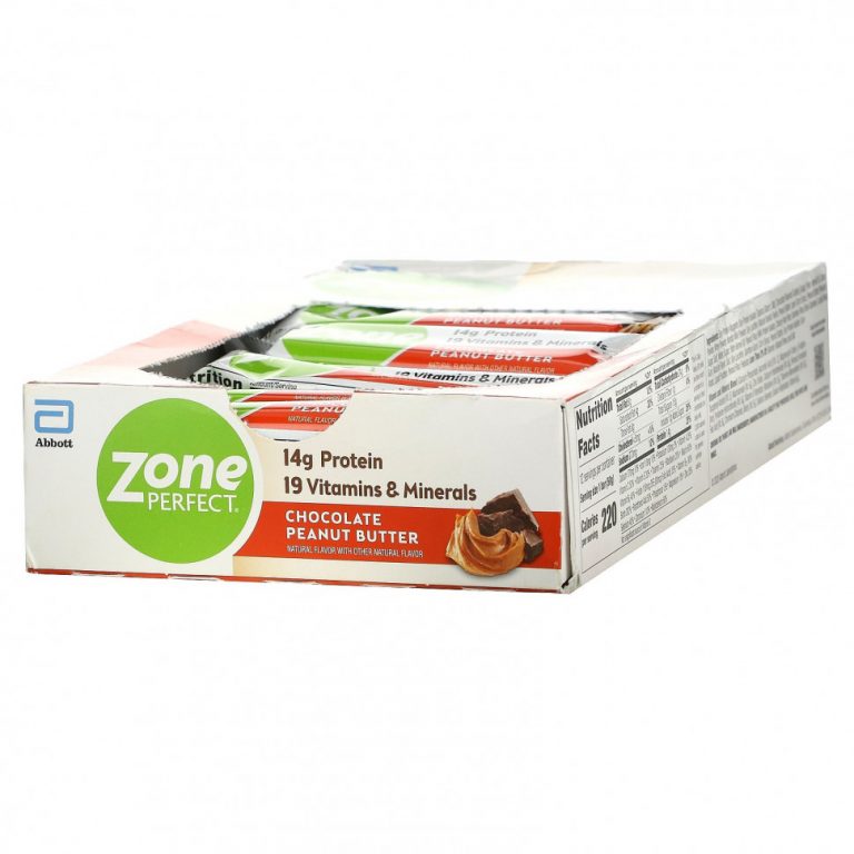 ZonePerfect, Nutrition Bar, шоколад и арахисовая паста, 12 батончиков, 50 г (1,76 унции)