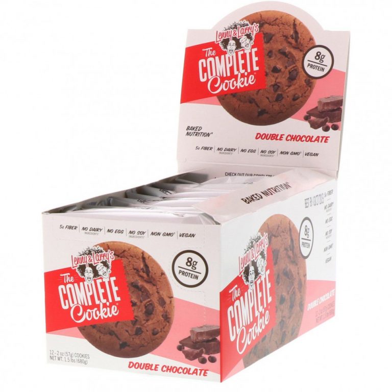 Lenny & Larry’s, The COMPLETE Cookie, двойной шоколад, 12 печений, 57 г (2 унции)