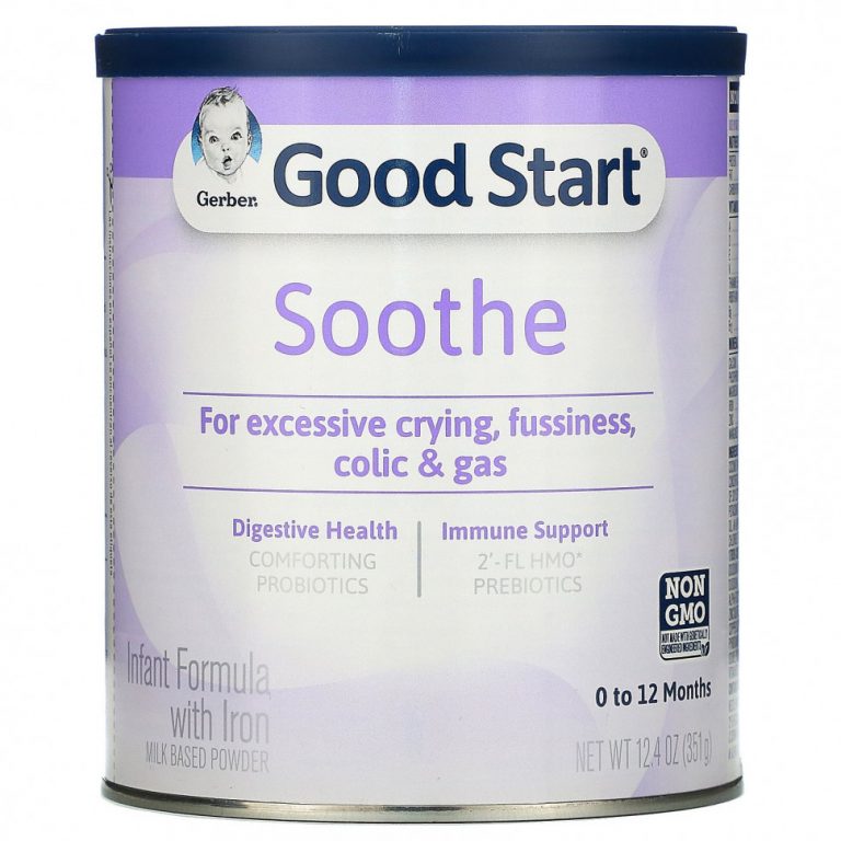 Gerber, Good Start, Soothe, детская смесь с железом, от 0 до 12 месяцев, 351 г (12,4 унции)