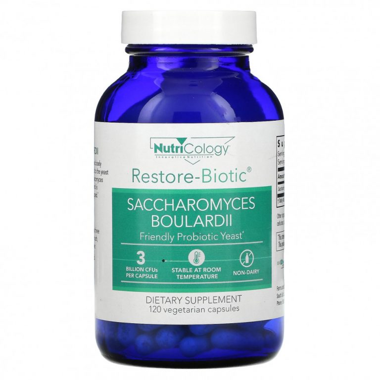 Nutricology, Restore-Biotic, сахаромицеты Буларди, 120 вегетарианских капсул