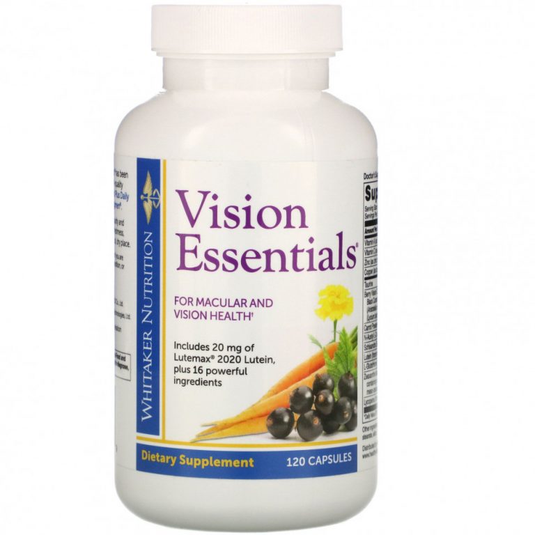 Whitaker Nutrition, Vision Essentials, 120 капсул