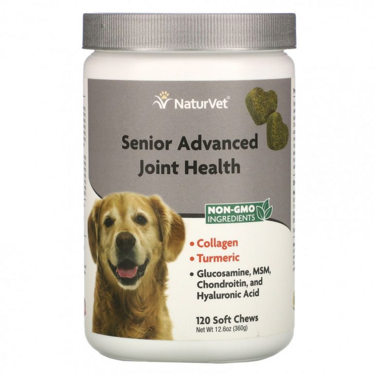 NaturVet, Senior Advanced Joint Health, 120 мягких жевательных таблеток, 12,6 унции (360 г)