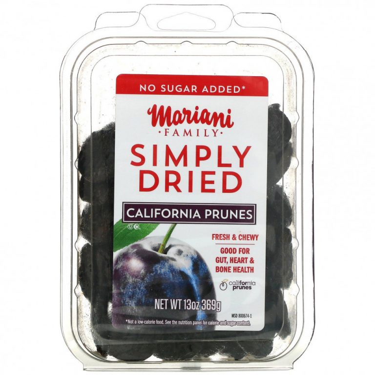 Mariani Dried Fruit, Family, Simply Dried, калифорнийский чернослив, 369 г (13 унций)