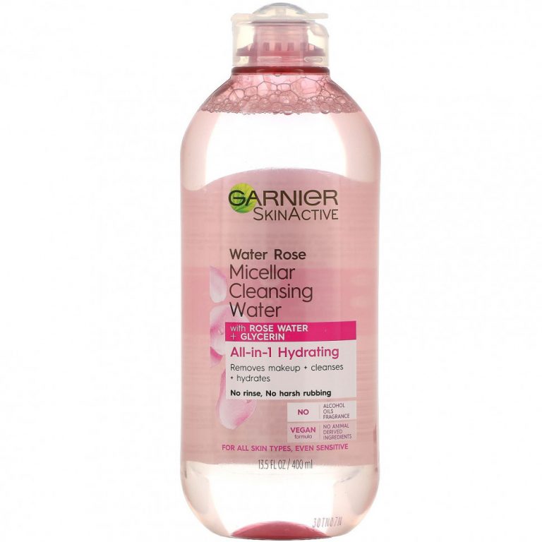 Garnier, SkinActive, Water Rose Micellar Cleansing Water, 13.5 fl oz (400 ml)