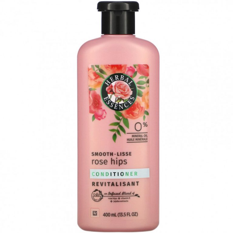 Herbal Essences, Smooth, кондиционер, шиповник, 13,5 жидких унций (400 мл)