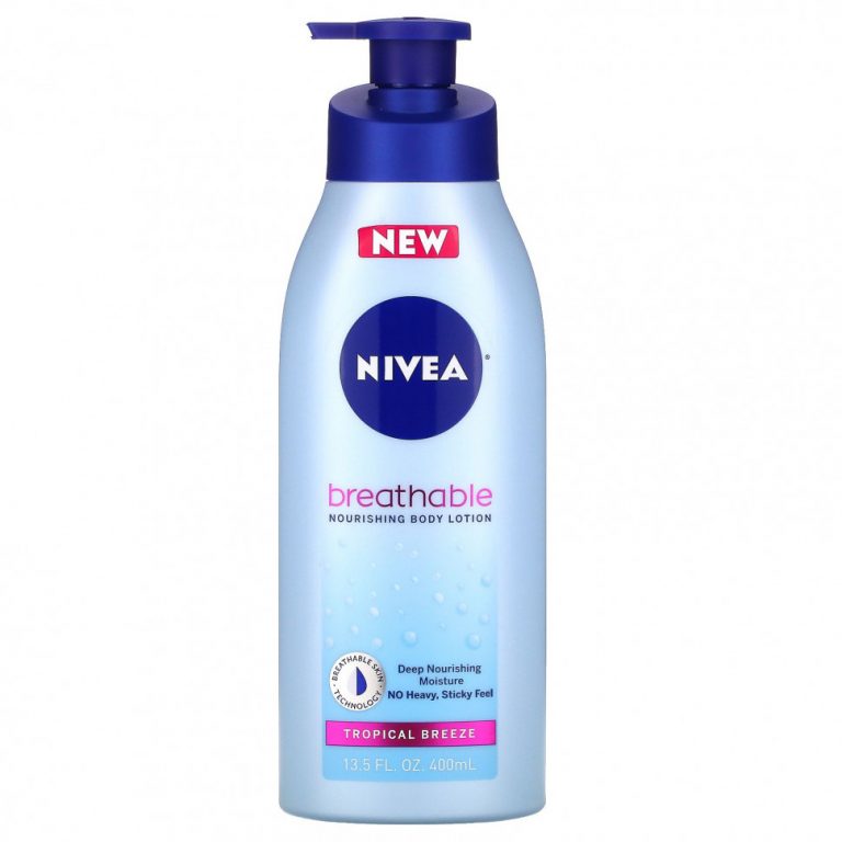 Nivea, Дышащий питательный лосьон для тела, Tropical Breeze, 400 мл (13,5 жидк. Унции)