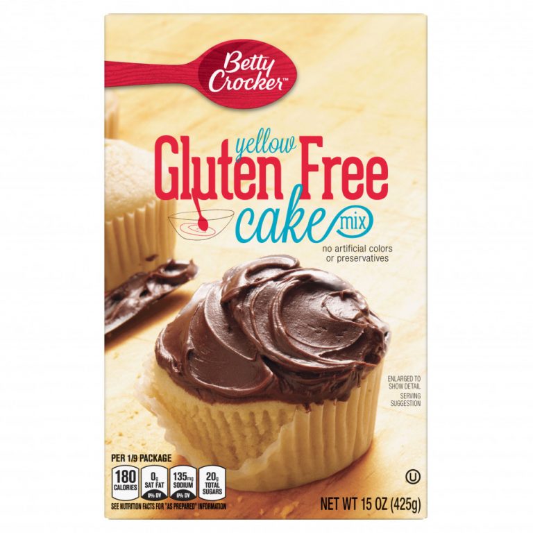 Betty Crocker, Yellow Cake Mix, без глютена, 15 унций (425 г)