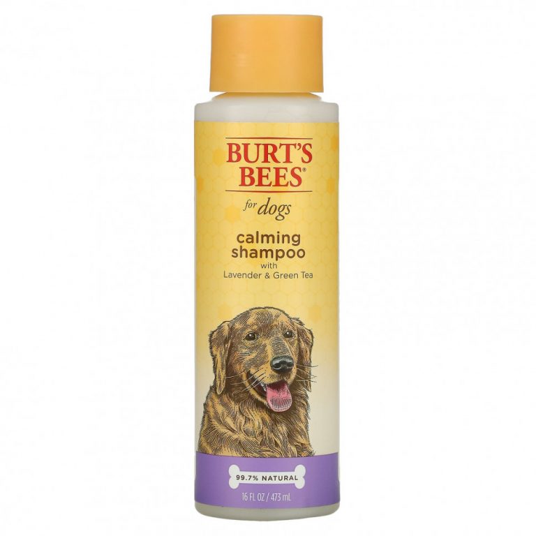 Burt’s Bees, Успокаивающий шампунь для собак с лавандой и зеленым чаем, 473 мл (16 жидк. Унций)