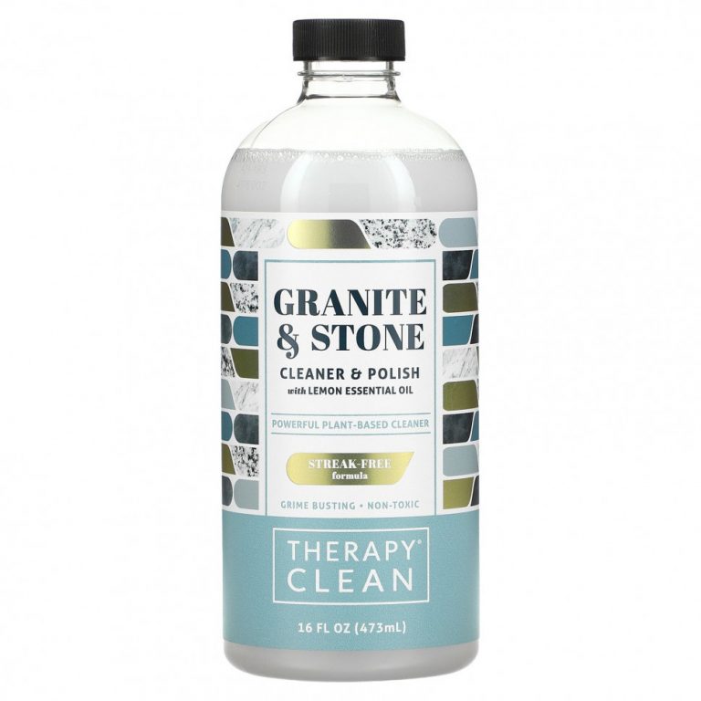 Therapy Clean, Granite & Stone, очищающее средство и полироль с эфирным маслом лимона, 473 мл (16 жидк. унций)