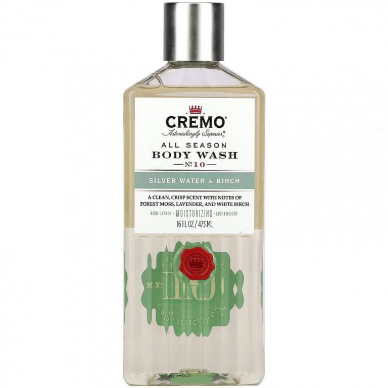 Cremo, All Season, Body Wash, No 10, Silver Water & Birch, 16 fl oz (473 ml)