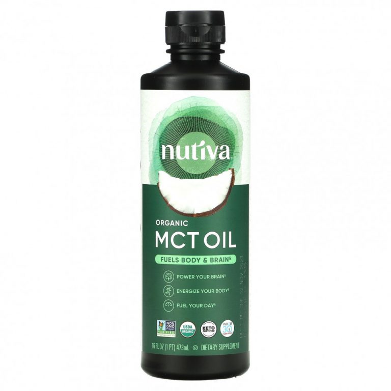 Nutiva, органическое масло MCT, 473 мл (16 жидк. унций)