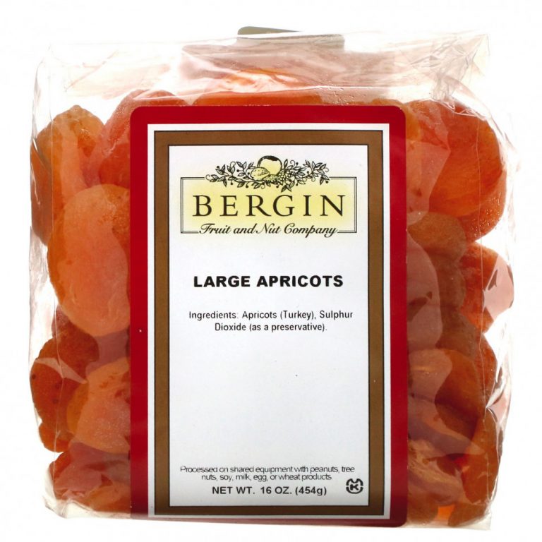 Bergin Fruit and Nut Company, Крупный абрикос, 454 г (16 унций)