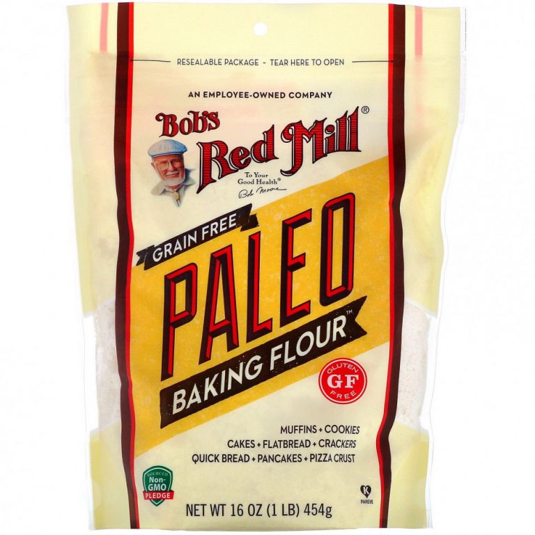 Bob’s Red Mill, Paleo Baking Flour, беззерновая мука для выпечки, для людей, соблюдающих палеодиету, 454 г (16 унций)