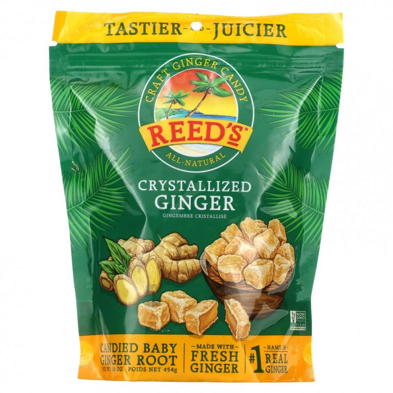 Reed’s, Craft Ginger Candy, кристаллизованный имбирь, 454 г (16 унций)