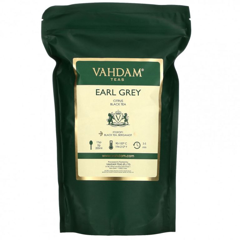 Vahdam Teas, Earl Grey, черный чай с цитрусовым ароматом, 454 г (16,01 унции)