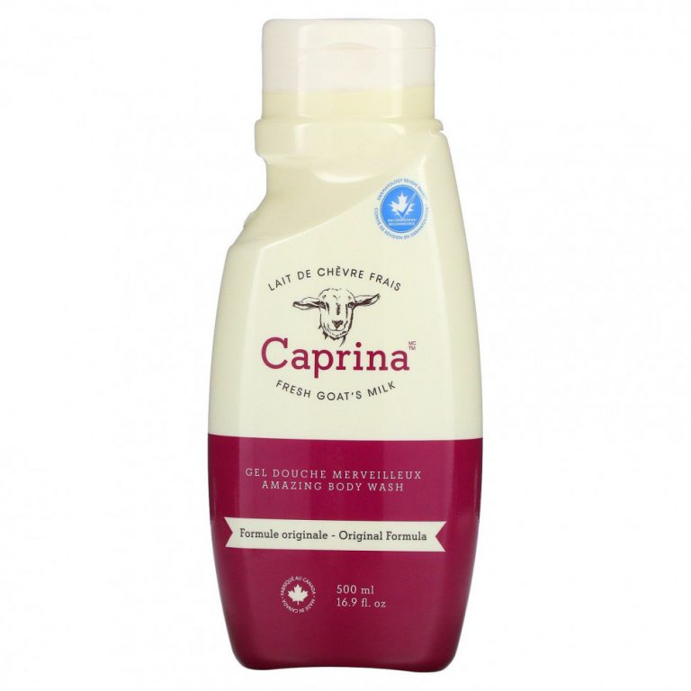 Caprina, Fresh Goat’s Milk, Невероятное средство для мытья тела, оригинальная формула, 16,9 жидких унций (500 мл)