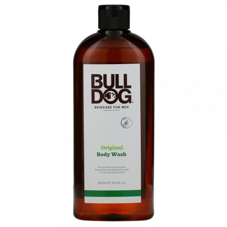 Bulldog Skincare For Men, гель для душа, оригинальный, 500 мл (16,9 жидк. унции)