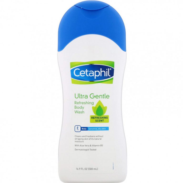 Cetaphil, Ultra Gentle, освежающий гель для душа, свежий аромат, 500 мл