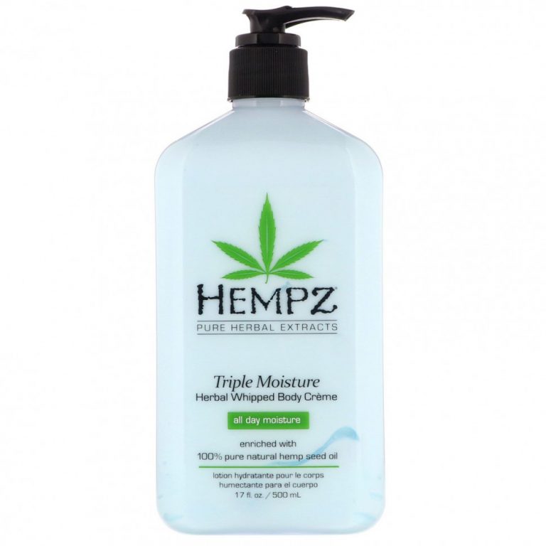 Hempz, Triple Moisture, крем-мусс для тела на растительной основе, 500 мл