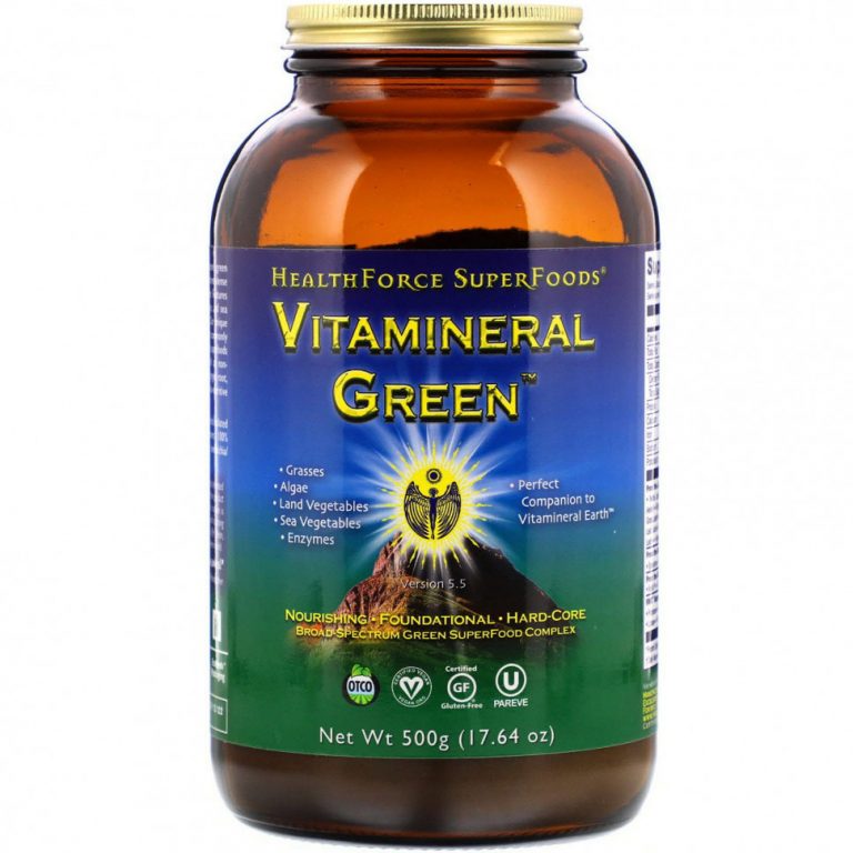 HealthForce Superfoods, Vitamineral Green, версия 5.5, 500 г (17,64 унции)