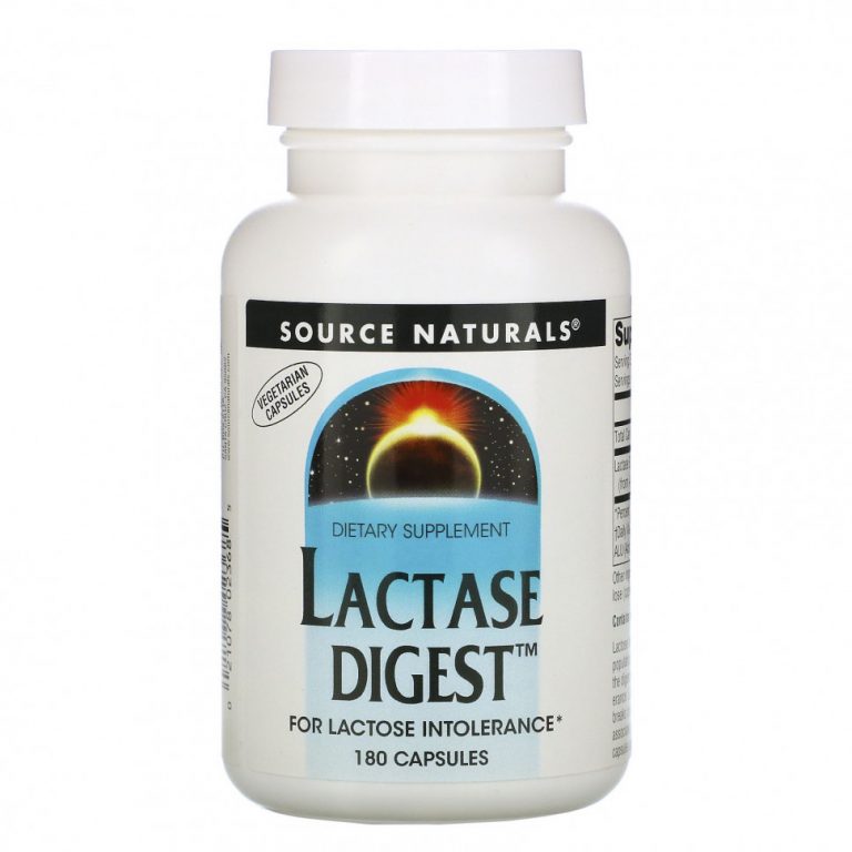 Source Naturals, Lactase Digest, 180 капсул