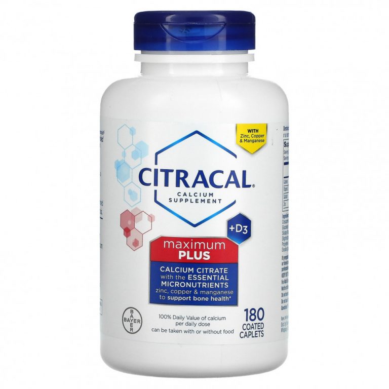 Citracal, Maximum Plus + D3, 180 капсул в оболочке