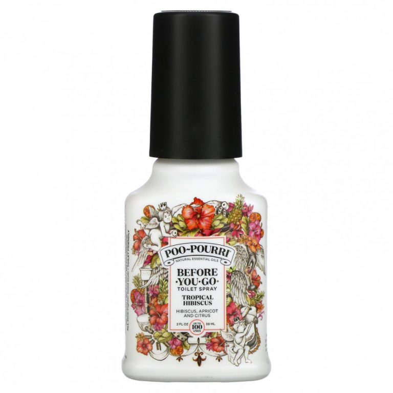 Poo-Pourri, Спрей для туалета Before-You-Go, тропический гибискус, 59 мл (2 жидк. Унции)