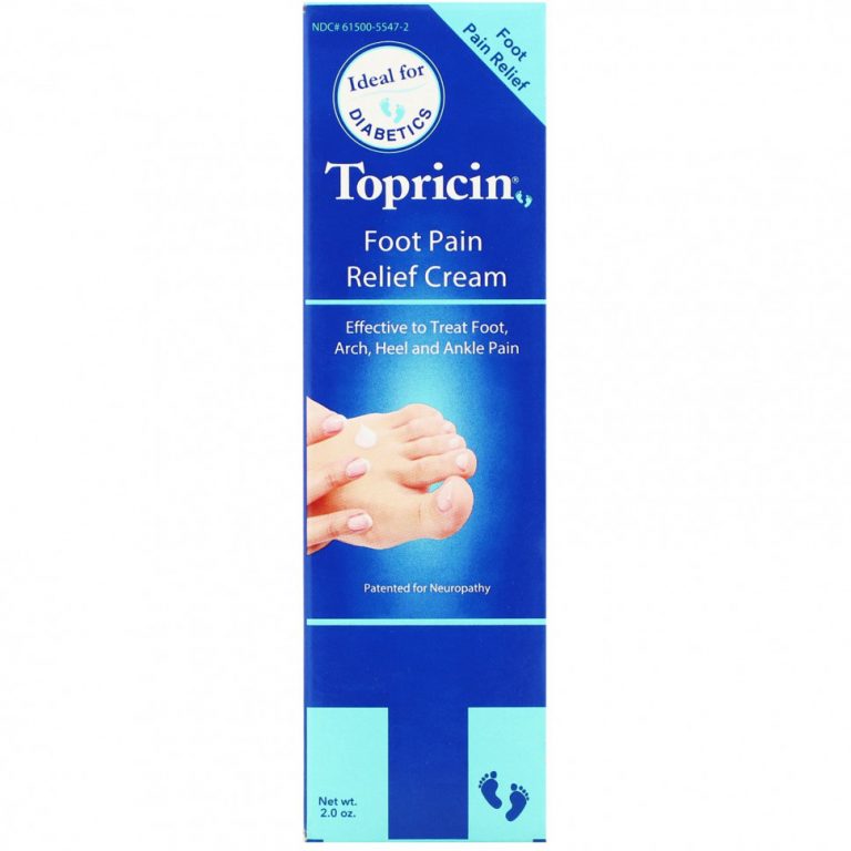 Topricin, Крем обезболивающий для ног, 2,0 унции