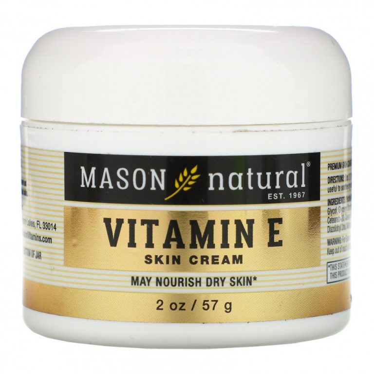 Mason Natural, крем с витамином E, 57 г (2 унции)