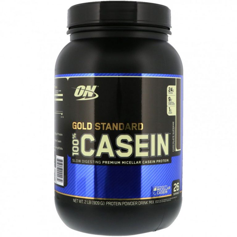 Optimum Nutrition, Gold Standard 100% Casein, казеин со вкусом превосходного шоколада, 909 г (2 фунта)