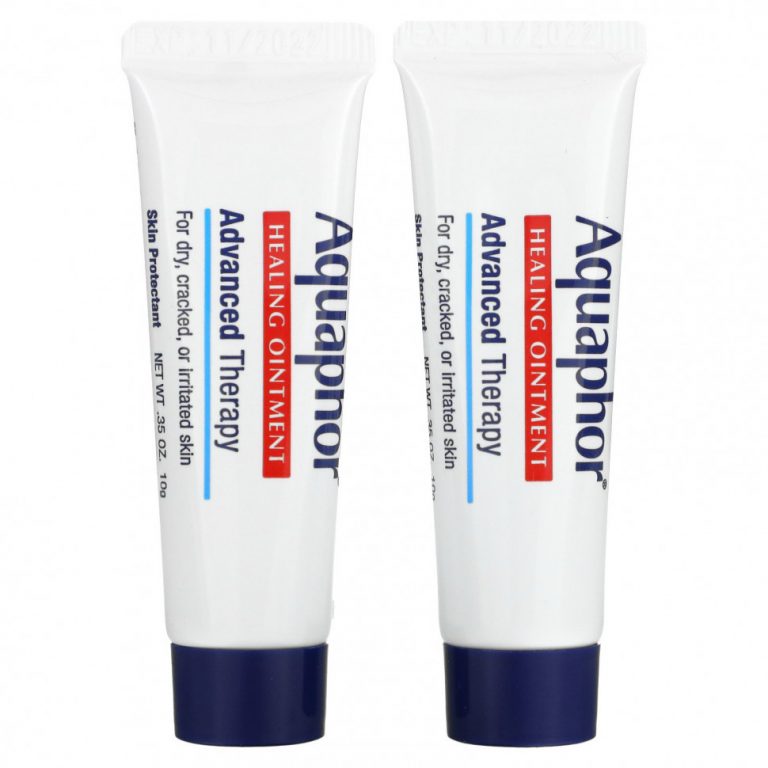 Aquaphor, Healing Ointment, Advanced Therapy, 2 Tubes, 0.35 oz (10 g) Each