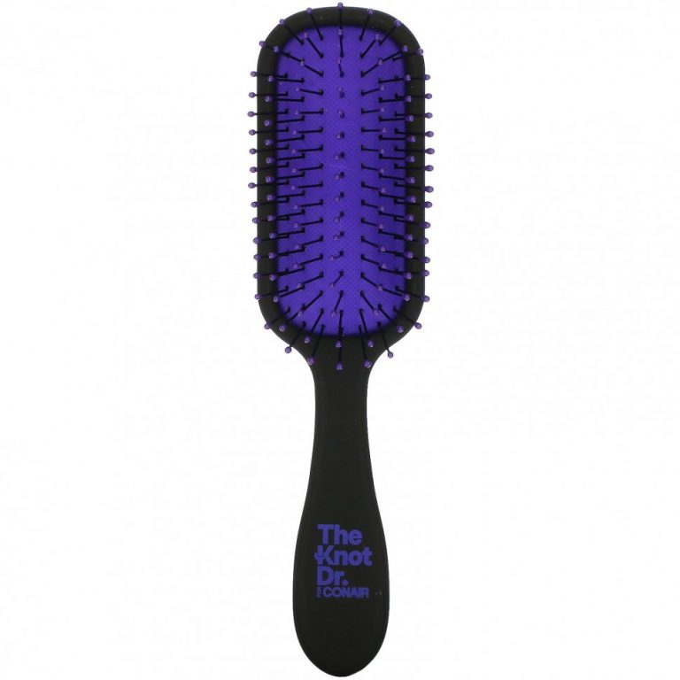 Conair, The Knot Dr., Pro Mini Wet & Dry Detangler, фиолетовый, набор из 2 предметов