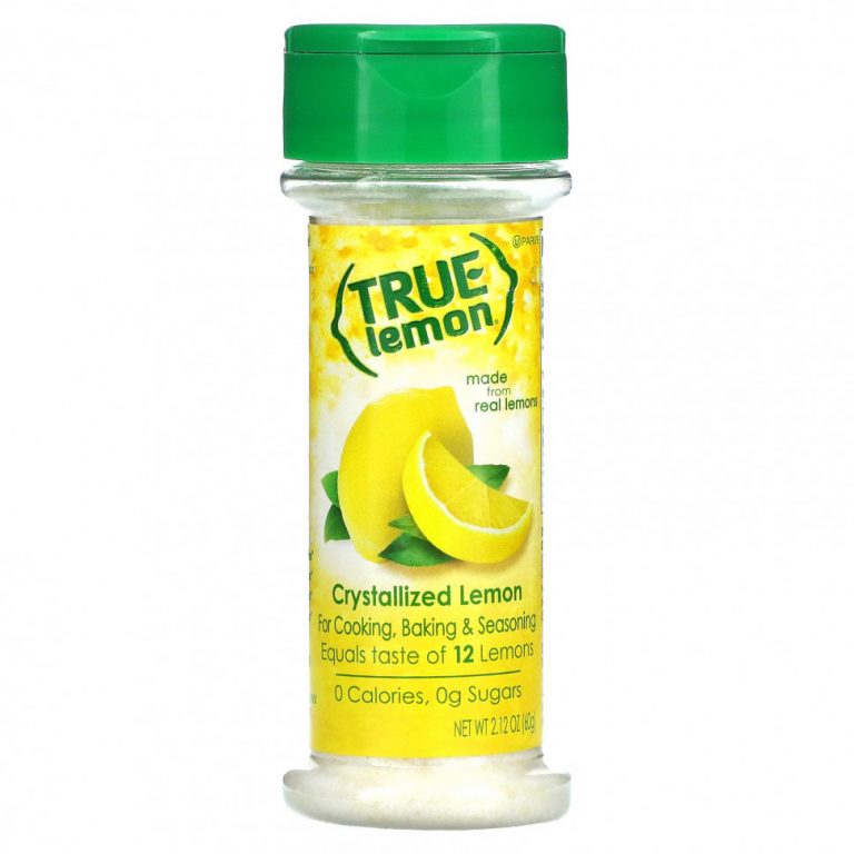 True Citrus, True Lemon, кристаллизованный лимон, 60 г