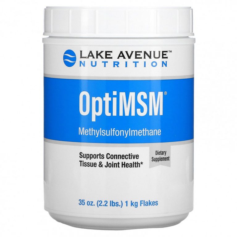 Lake Avenue Nutrition, OptiMSM, хлопья, 992 г (2,2 фунта) (35 унций)