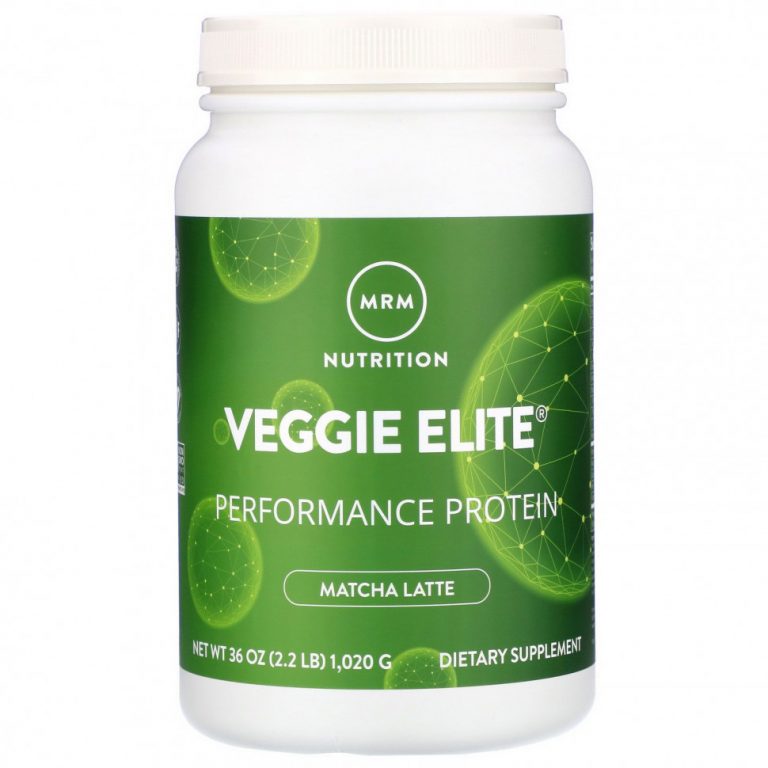 MRM, Veggie Elite Performance Protein, латте матча, 1020 г (2,2 фунта)