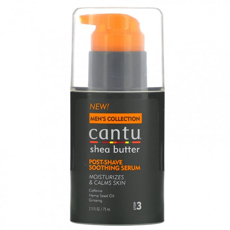 Cantu, Men’s Collection, успокаивающая сыворотка с маслом ши, 75 мл (2,5 жидк. Унции)