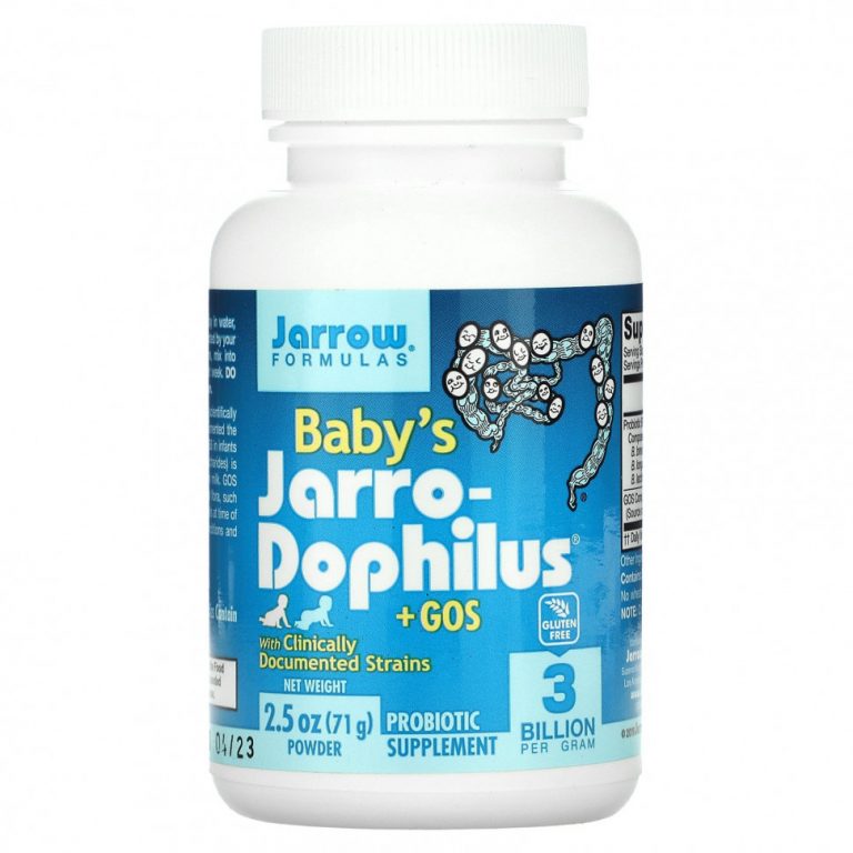 Jarrow Formulas, Baby’s Jarro-Dophilus + GOS, порошок, 71 г (2,5 унции)