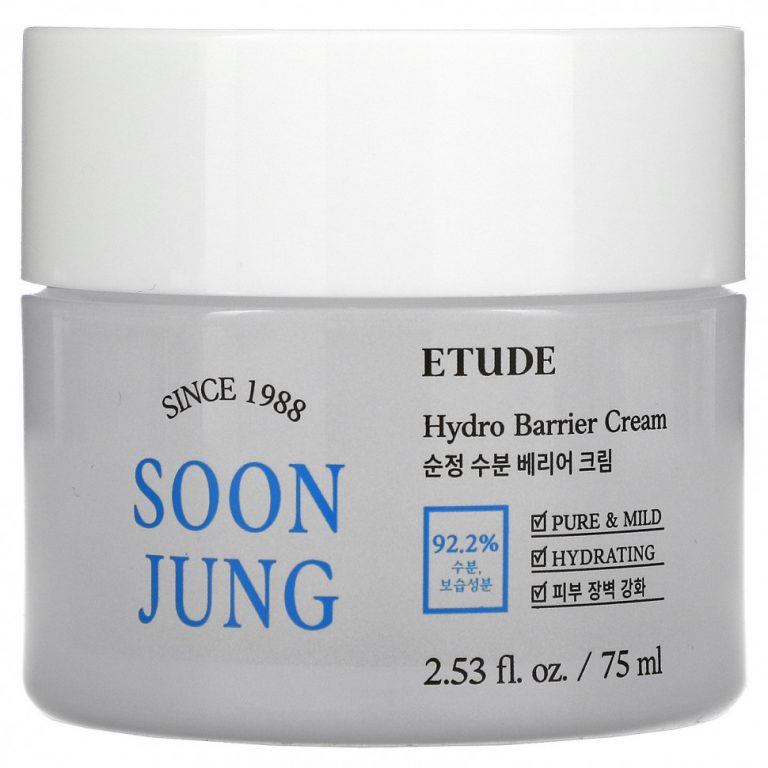 Etude, Soon Jung, Гидробарьерный крем, 2,53 жидкой унции (75 мл)