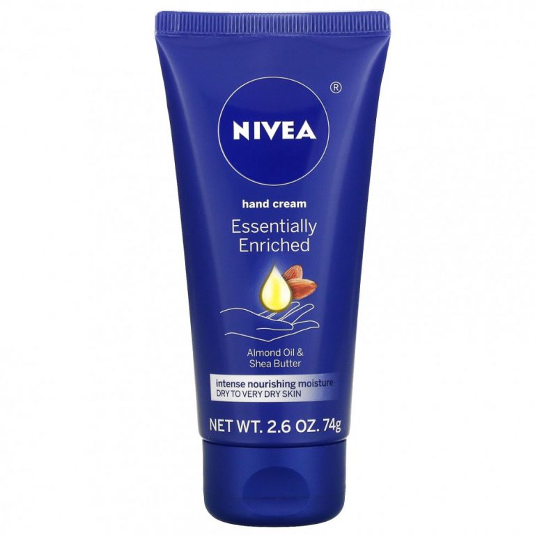 Nivea, Крем для рук с эфирными маслами, миндальное масло и масло ши, 74 г (2,6 унции)