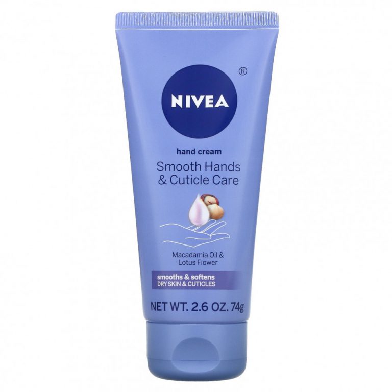 Nivea, Крем для рук, масло макадамии и цветок лотоса, 74 г (2,6 унции)