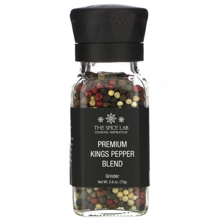 The Spice Lab, Premium Kings Pepper, измельчитель, 73 г (2,6 унции)