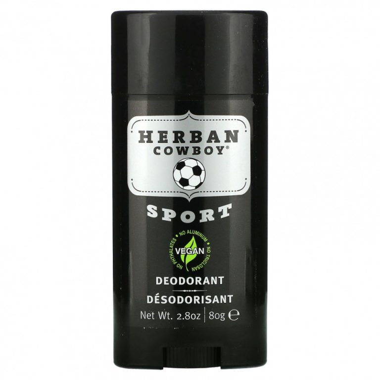 Herban Cowboy, Sport, дезодорант с максимальной защитой, 2,8 унции (80 г)