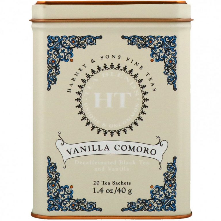 Harney & Sons, HT Tea Blend, чай со вкусом коморской ванили, 20 чайных саше, 40 г (1,4 унции)