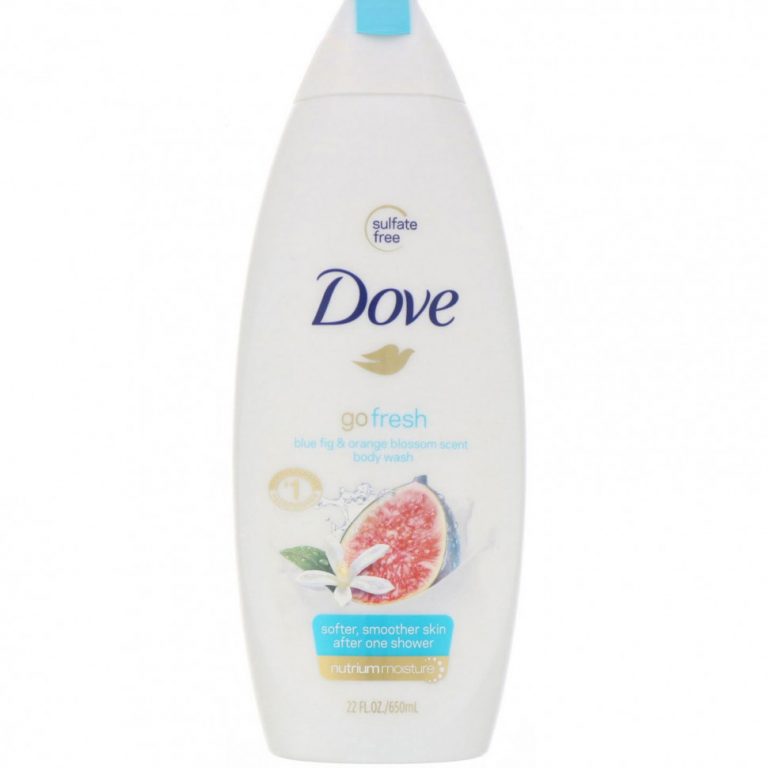 Dove, Гель для душа Go Fresh, аромат «Синий инжир и цветки апельсина», 650 мл