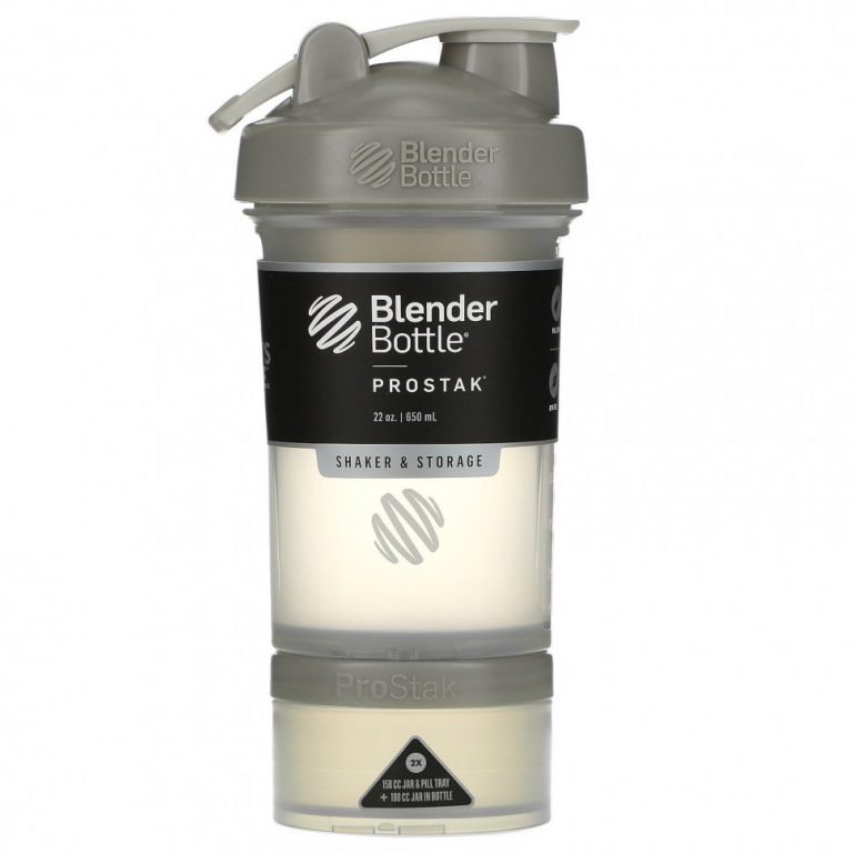 Blender Bottle, ProStak, галечно-серый, 650 мл (22 унции)