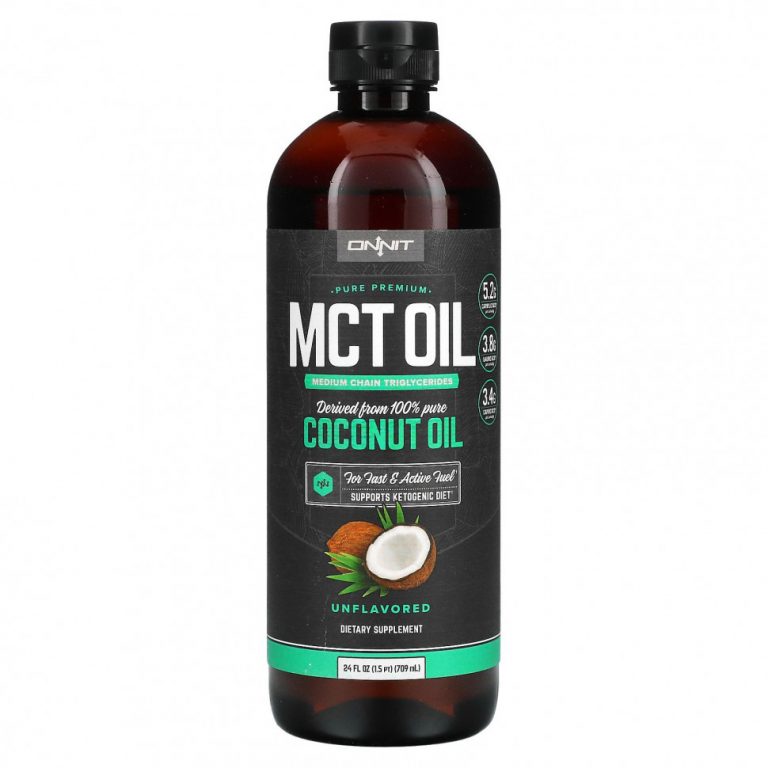 Onnit, Масло MCT, без добавок, 709 мл (24 жидк. Унции)