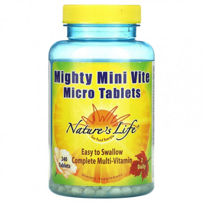 Nature’s Life, Mighty Mini Vite, 240 микротаблеток